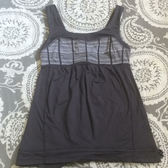 lululemon athletica Tops - Grey/White tank